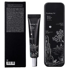 Pyunkang Yul PKY Eye Cream application on finger shows smooth texture