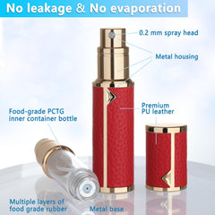 Qavhun easy-fill with two nozzle adapters for quick refills.