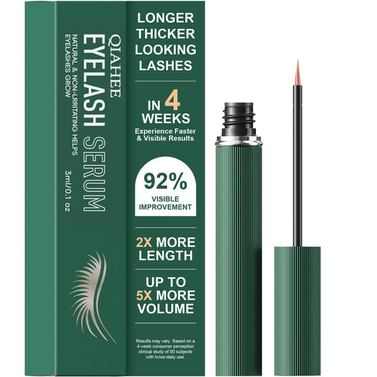 QIAHEE eyelash serum bottle with precision applicator for precise application