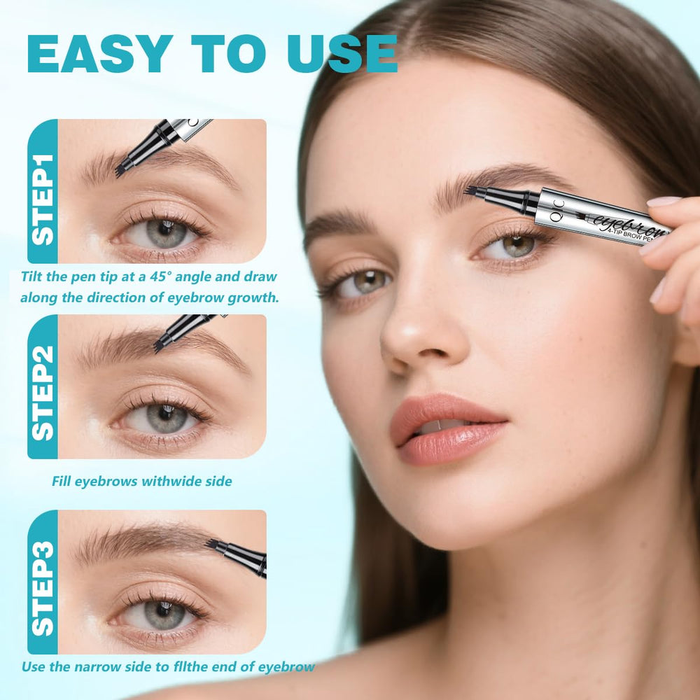 QIC brow pencil doubles as eyeliner for versatile eye makeup