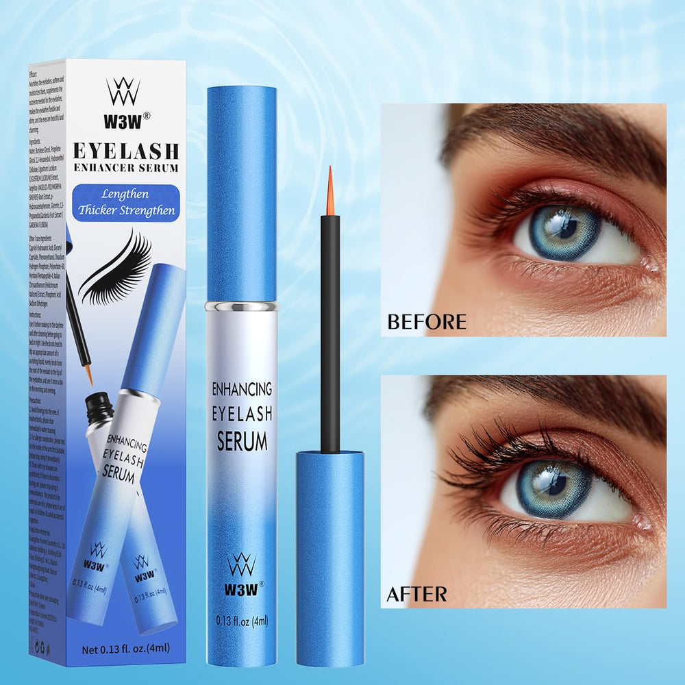 QIC W3W lash and brow detail highlights fuller-looking strands with daily use.