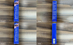 QIC W3W eyelash serum applicator brush poised for precise base-of-lash application.
