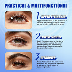 Morning routine shot with QIC W3W serum along the upper lash line.