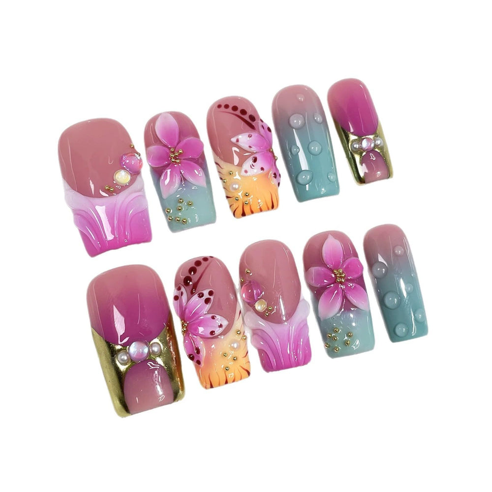 Qicaijia reusable acrylic nails designed for multiple uses with care.