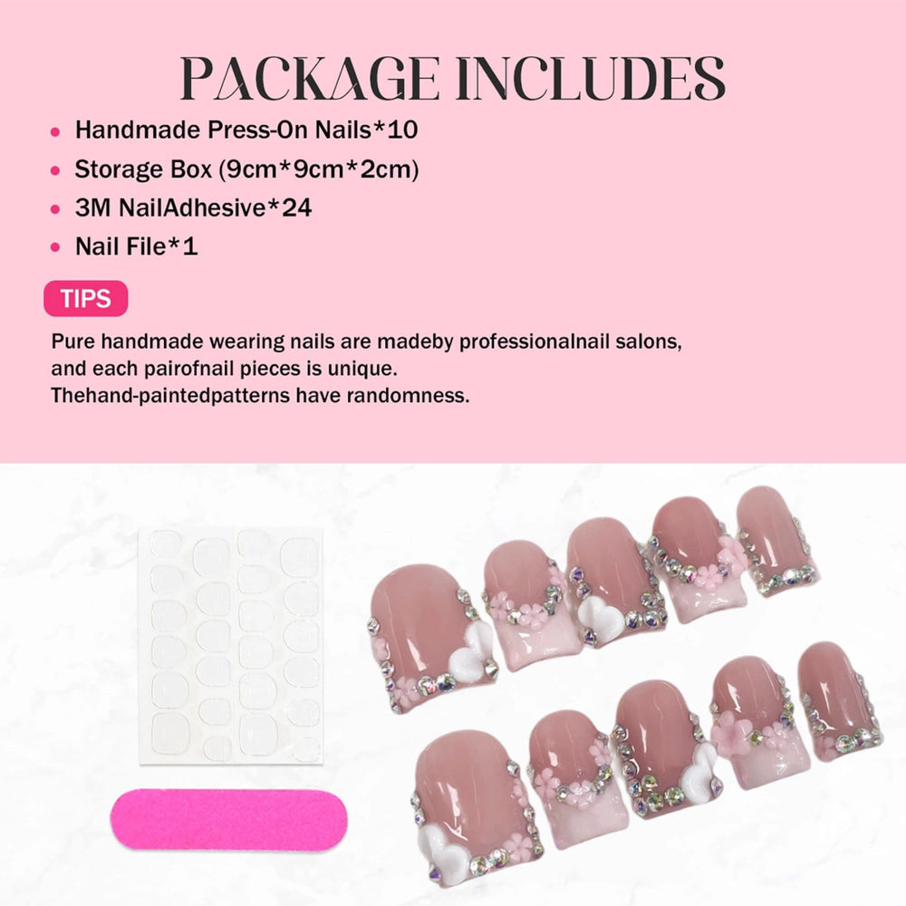 Qicaijia reusable acrylic nails designed for multiple uses.