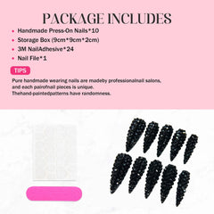 Qicaijia rhinestone nail art set adds sparkle to your DIY manicure.