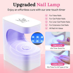 QIEK universal canvas for gel, acrylic, dip powder or press-ons