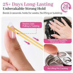 QIEK Cuticle stick included for precise nail prep