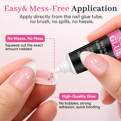 QIEK No-Lamp Nail Remover bottle 10ml for gentle, quick lift