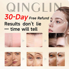 Neck-area application demonstrates gentle firming and elasticity support.