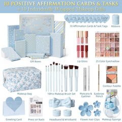 Qinline floral makeup bag with elegant pattern for stylish cosmetics storage.