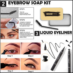 QIONG All in One makeup kit waterproof liquid eyeliner for precise lines