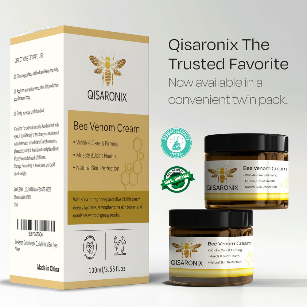 QISARONIX Bee Venom Cream fits into morning and evening routines