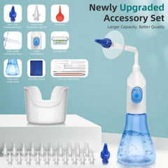 QISXROVY soft-spray tips reduce irritation during cleaning