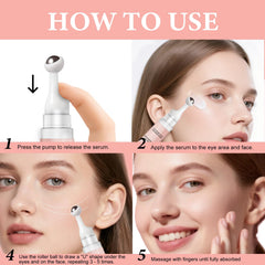 QKDBLWX Serum easily layers under makeup for a smooth finish