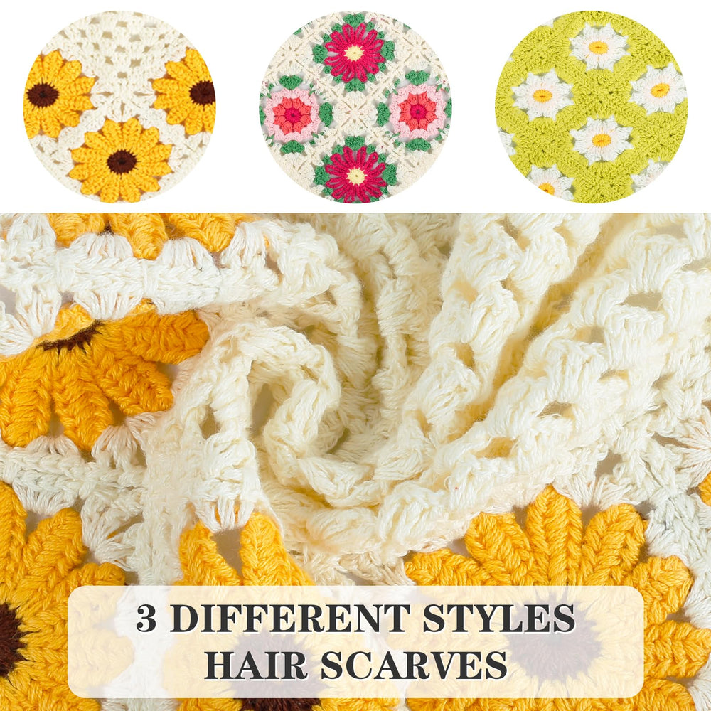 Qlauca flower-pattern bandana ready to pair with any seasonal look