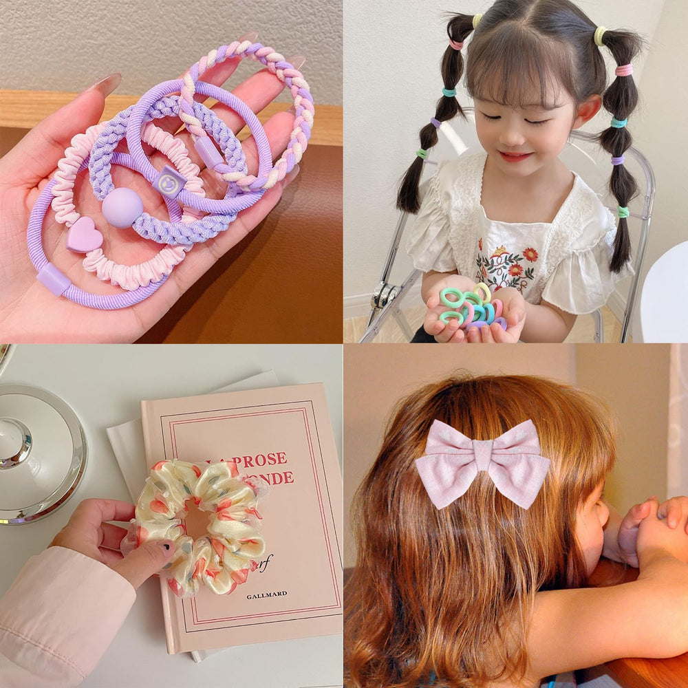 Qopoto kit small clips close-up emphasizes secure grip and sparkle