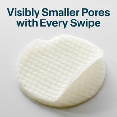 QRxLabs Pore Toner Pad close-up shows refined, smoother-looking pores.