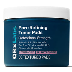 QRxLabs Pore Toner Pad packaging for convenient daily routine.