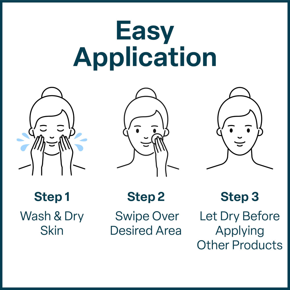 QRxLabs Pore Toner Pad regular use supports oil control.