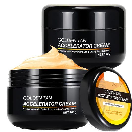 QRZBPZWE Tan Accelerator Cream bottle for a natural tan boost