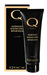 QTICA Hand Overnight Balm jar showcases thick, nourishing texture for overnight repair