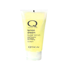 QTICA Smart Spa Sugar Scrub Lemon Dream bottle pour for easy, mess-free application.
