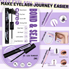 QUAFFLY four palettes of blended-style lashes for variety