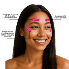 Queen Tape skin-friendly adhesive reduces irritation for sensitive skin.