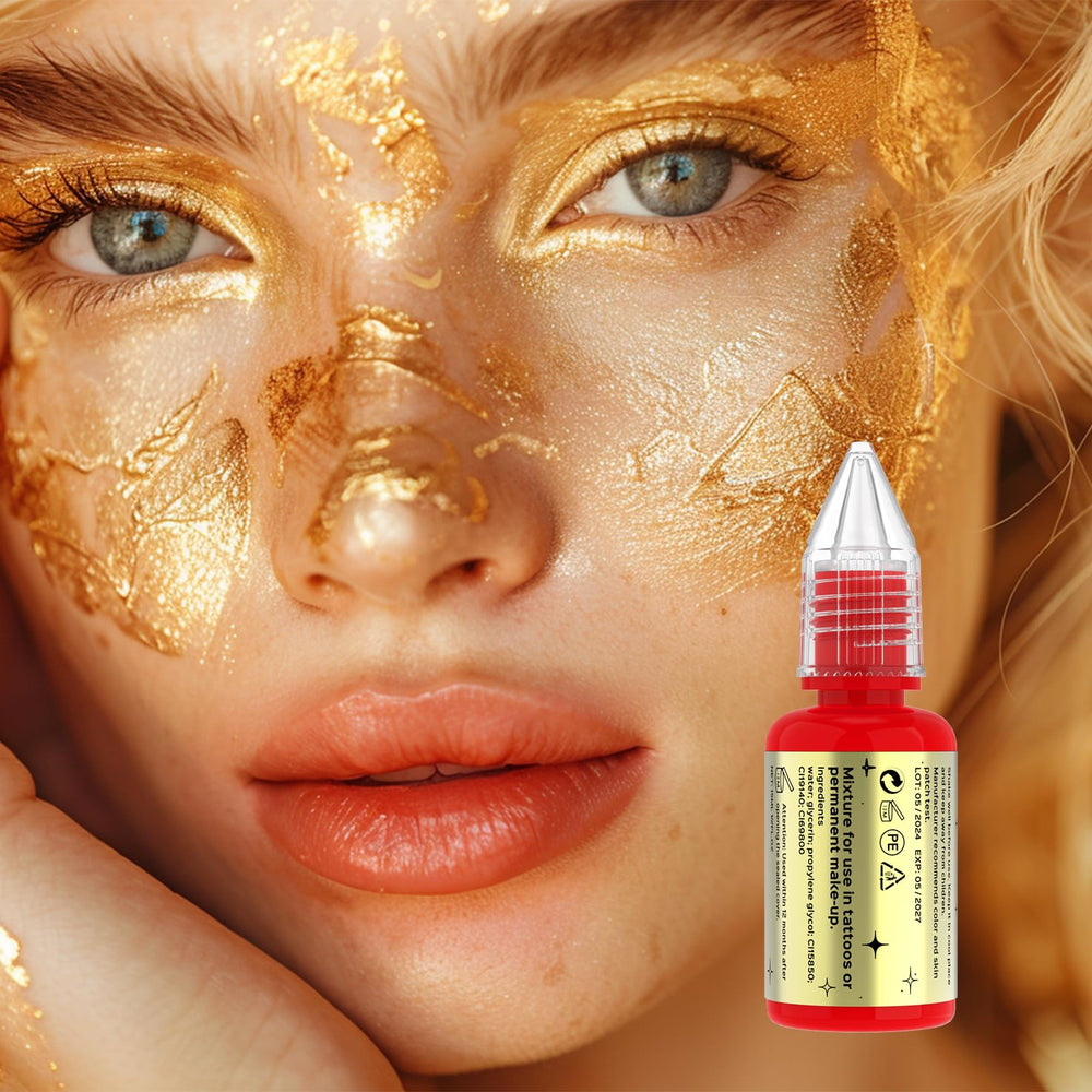 QUELLE Lip Ink packaging communicates sterile production and high-quality pigments