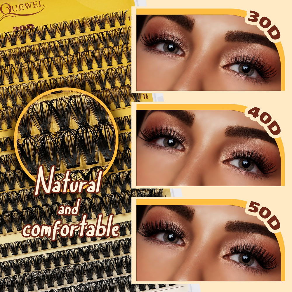 QUEWEL DIY lash application at home with an easy-to-use toolkit.