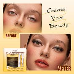 QUEWEL kit at home usage displaying convenient DIY beauty routine