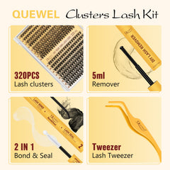 QUEWEL tweezers with matte finish offer clean, fingerprint-free grip.