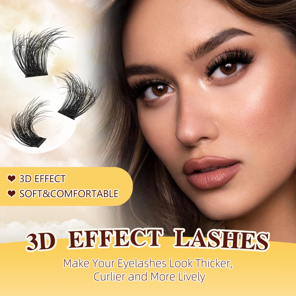 QUEWEL Lash Tweezers provide precise cluster placement for easy DIY lash extensions.