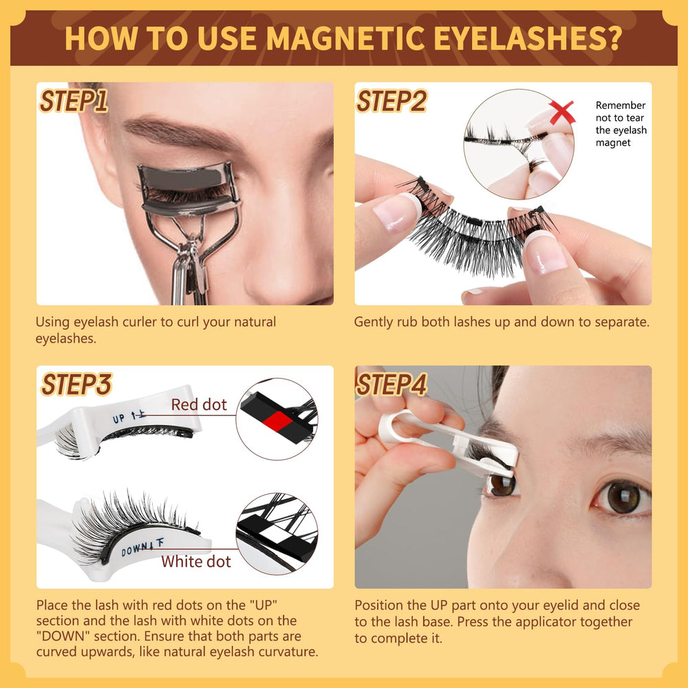 QUEWEL reusable magnetic lashes reduce waste and cost.