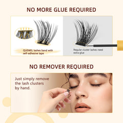 QUEWEL Self-Adhesive tweezers with non-stick coating for precise placement