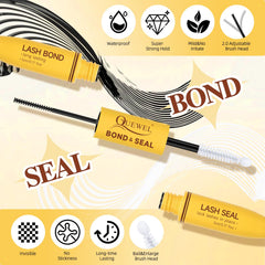 Assorted length lash clusters provide versatile styling options.