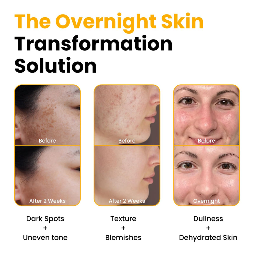 QUIA Beauty Turmeric + Kojic Overnight Wrap texture ready for bedtime application