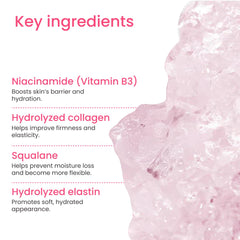 QUIA Collagen Jelly Cream pump dispensing lightweight gel smoothly.