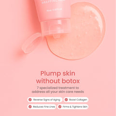 QUIA Beauty peel-off action leaves no residue.