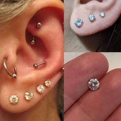 QWALIT gold cartilage hoop 8mm ideal for discreet daily wear