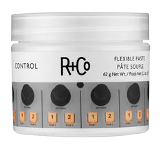 R+Co Control Flexible Paste bottle with semi-matte finish for natural styling