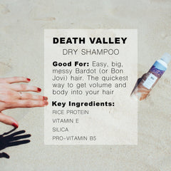 R+Co Death Valley 6oz bottle close-up, sleek design emphasizes easy, mess-free application.