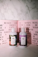 R+Co Sunset Blvd duo-pack image displays simple daily routine for blondes
