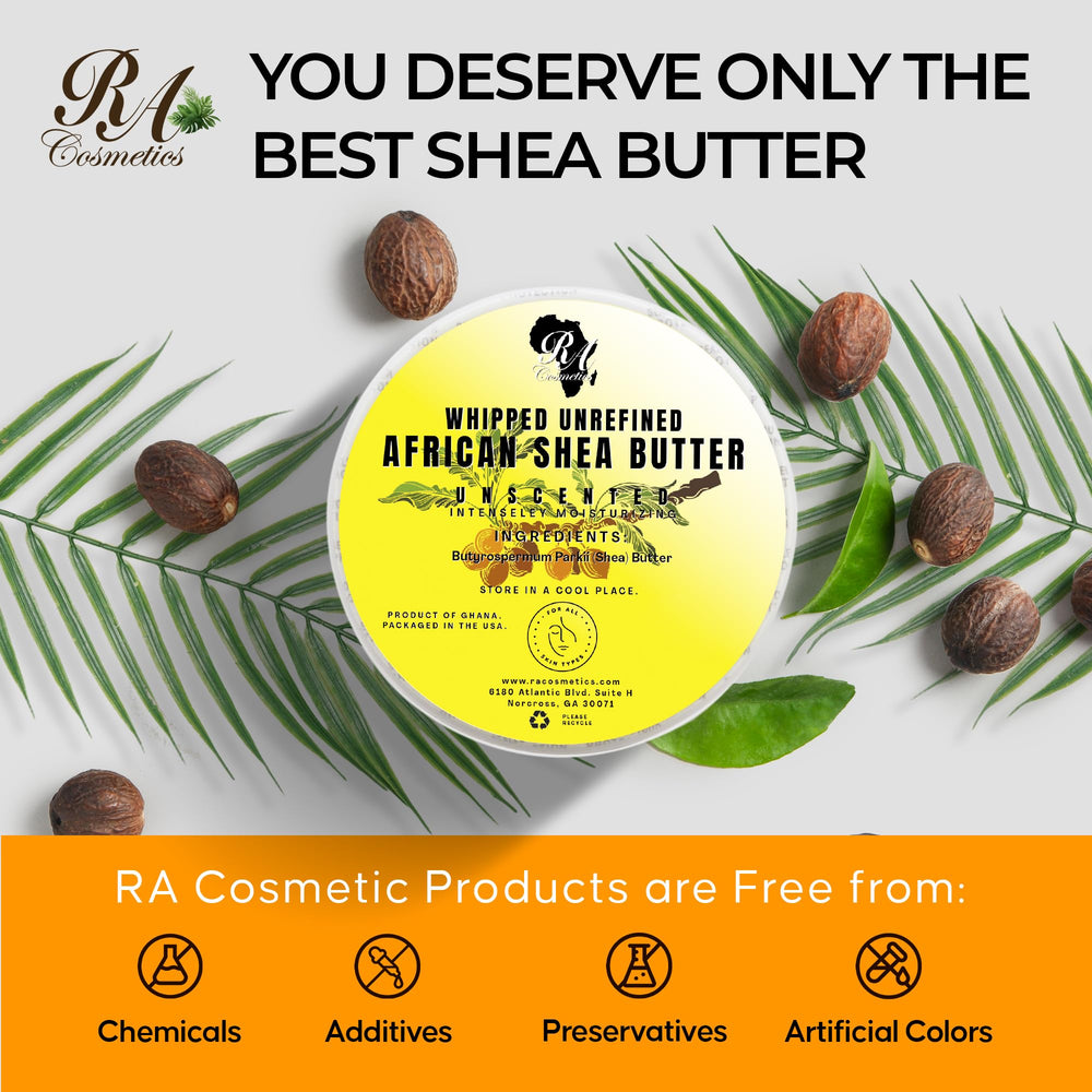 RA COSMETICS body moisturizer on arm demonstrating fast absorption.