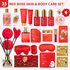 RA ROSA ACCA diffuser and perfume set releasing a lasting rose fragrance.
