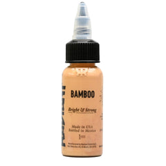 Radiant Colors Bamboo Brown pigment swirl demonstrating smooth flow and clean transitions.