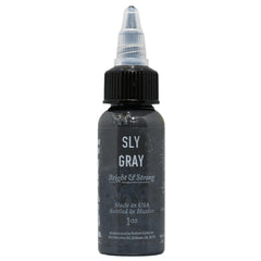 Sly Gray pigment delivers even application for crisp outlines during tattooing.