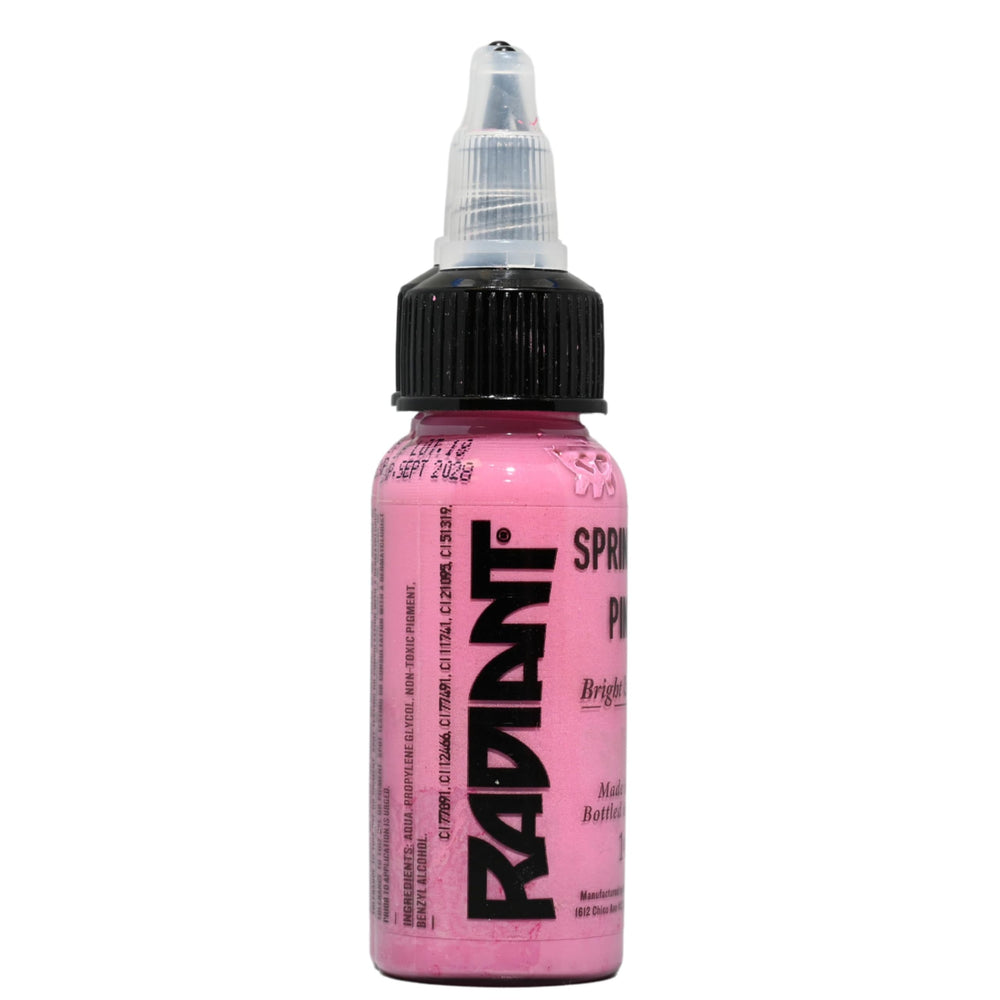 Radiant Colors Sprinkle Pink bottle for soft shading and pastel blending
