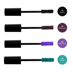Radiant Pro Lengthening Mascara with Tsubaki oil supports lash softness.